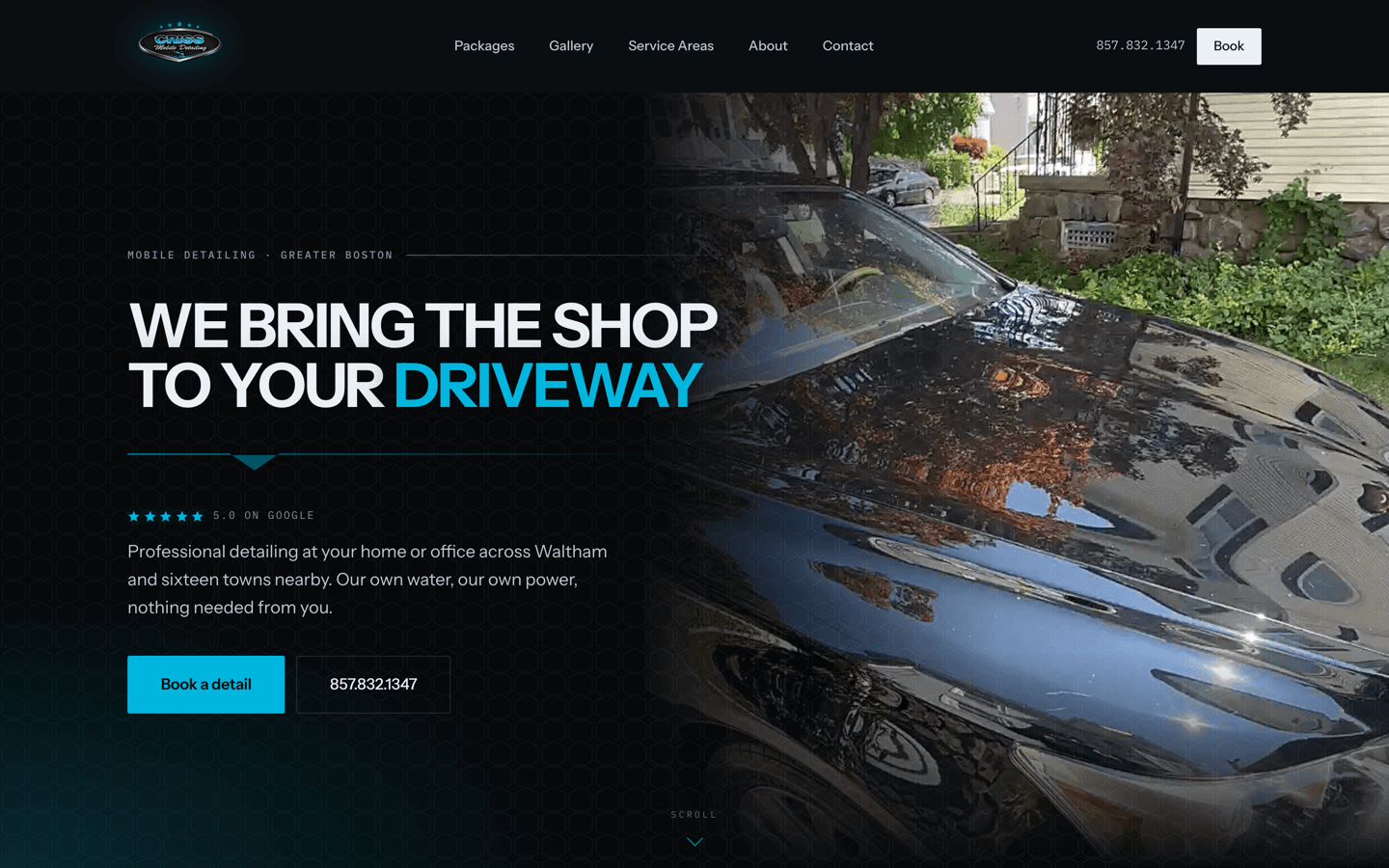 Criss Mobile Detailing website